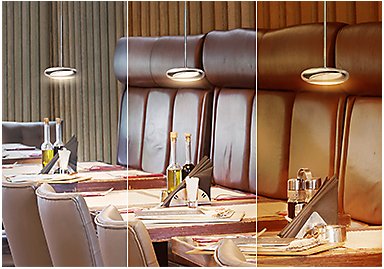 Bruck Blop 100° Pendelleuchte LED dim2warm Anwendungsbild Bruck Blop 100° Pendelleuchte LED dim2warm Anwendungsbild